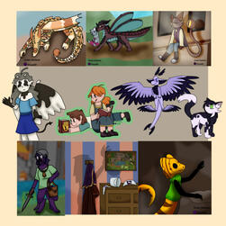 Mass examples of art and scenes